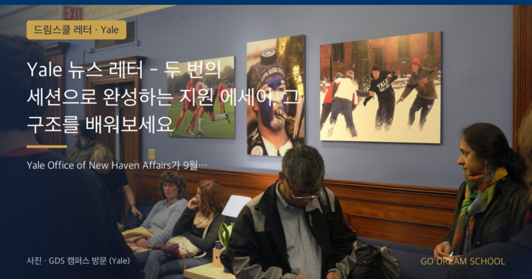 Yale 드림스쿨 레터 대표 이미지