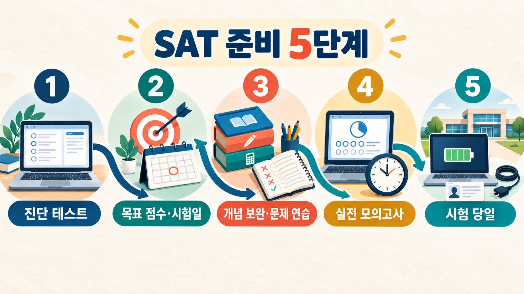 SAT 준비 5단계 로드맵
